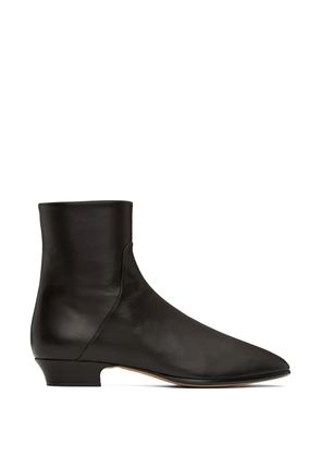 The Row zip-fastening ankle boots - Brown