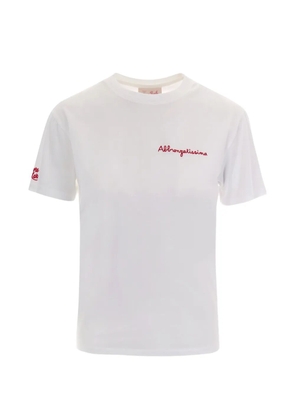 MC2 Saint Barth Emilie embroidered cotton T-shirt - White