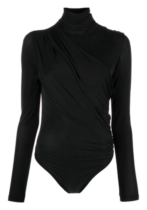 GAUGE81 Patra drape-panel ruched bodysuit - Black
