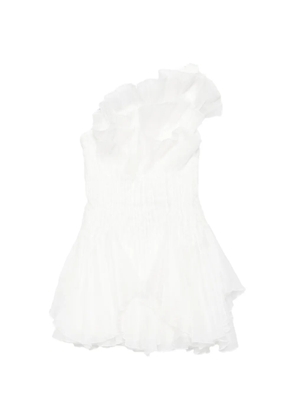 Aje ruffled one-shoulder dress - Neutrals