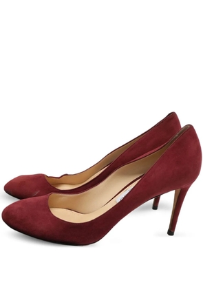 Jimmy Choo Pre-Owned suede pumps - Red