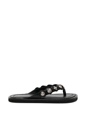 Toga Pulla leather sandals - Black