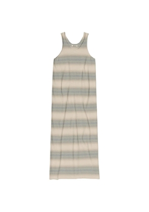 Auralee striped midi dress - Neutrals