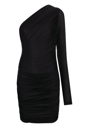 GAUGE81 PIla one-sleeve ruched minidress - Black