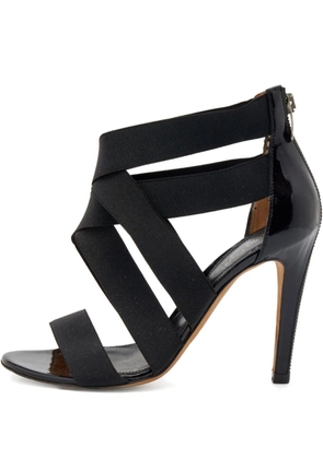 Sergio Rossi Vintage pre-owned 110mm leather sandals - Black