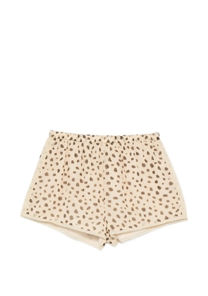 Posse Priscilla cheetah-print shorts - Neutrals