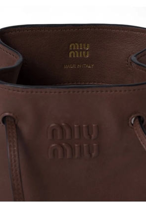 Miu Miu nappa-leather mini bag - Brown