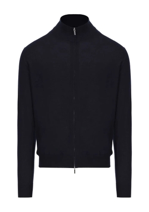 Mauro Ottaviani high-neck zip-up cardigan - Black