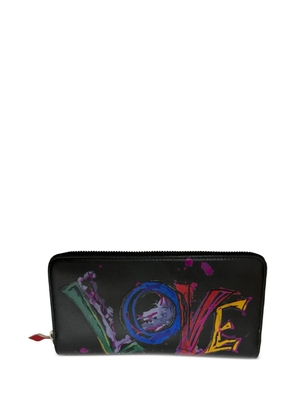 Christian Louboutin Pre-Owned Panettone Loubitag wallet - Black