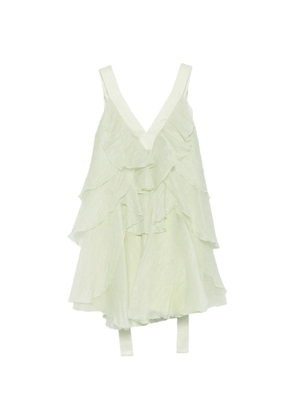 Aje Athena ruffled dress - Green
