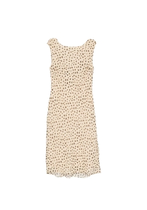 Posse Leo cheetah-print midi dress - Neutrals