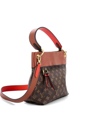 Louis Vuitton Pre-Owned Tuileries Besace Bag Monogram Canvas with Leather hobo bag - Brown