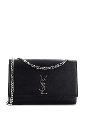 Saint Laurent Pre-Owned Classic Monogram Grainy Leather Large crossbody bag - Black