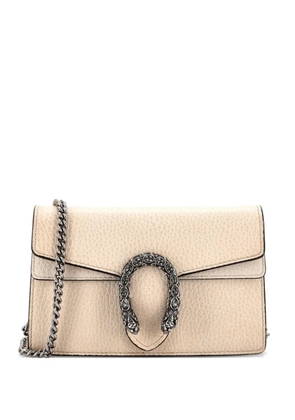 Gucci Pre-Owned Dionysus Bag Leather Super Mini clutch bag - Neutrals