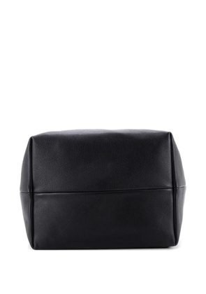 Gucci Pre-Owned Reversible Totissima Shopping Leather and GG Canvas Large tote bag - Black