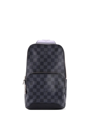 Louis Vuitton Pre-Owned Avenue Sling Bag Damier Graphite crossbody bag - Black