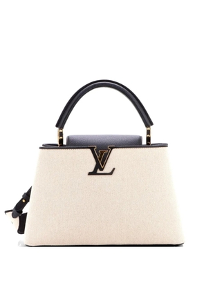 Louis Vuitton Pre-Owned Capucines Bag Canvas with Taurillon Leather PM satchel - Black