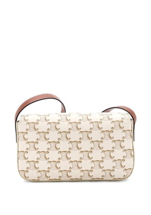 Celine Pre-Owned Triomphe East-West Triomphe Coated Canvas shoulder bag - Neutrals