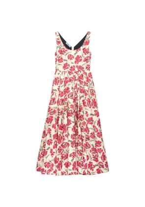 Prada soft-poplin dress - Neutrals