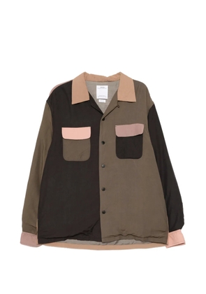 visvim colour-block panelled jacket - Neutrals