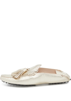 Tod's Vintage pre-owned tassel-detail loafers - Gold