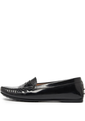 Tod's pre-owned patent-leather loafers - Black