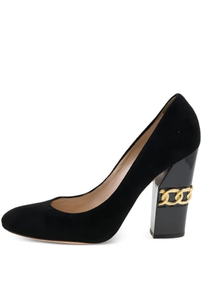 Casadei Vintage 140mm suede pumps - Black