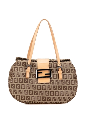 Fendi Pre-Owned 2000-2010 Zucchino Canvas handbag - Brown