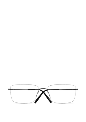 Silhouette rimless rectangle-frame glasses - Black
