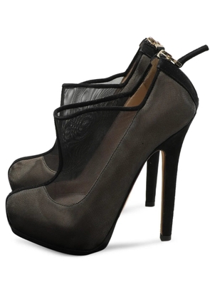 Fendi Pre-Owned mesh pumps - Black