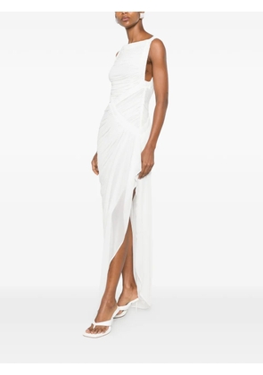 Christopher Esber Theia ruched cutout dress - White
