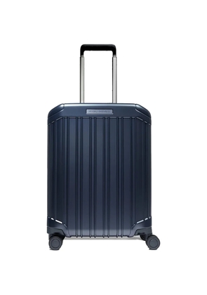 PIQUADRO logo-plaque cabin suitcase - Blue