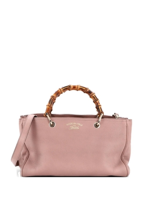 Gucci Pre-Owned Bamboo Shopper Leather Medium tote bag - Pink