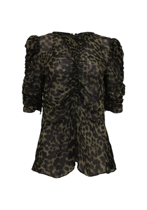 Isabel Marant Vintage Caja ruched blouse - Green