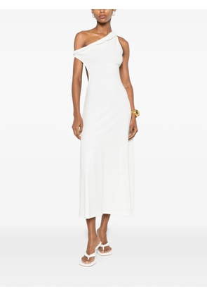 Christopher Esber rolled cut-out dress - White