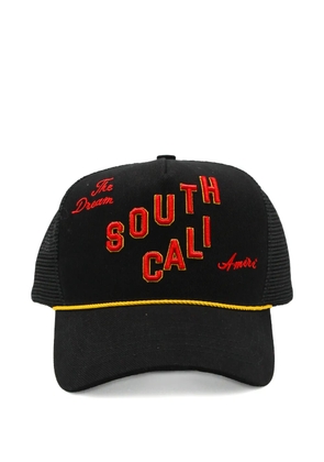 AMIRI embroidered mesh-panel baseball cap - Black