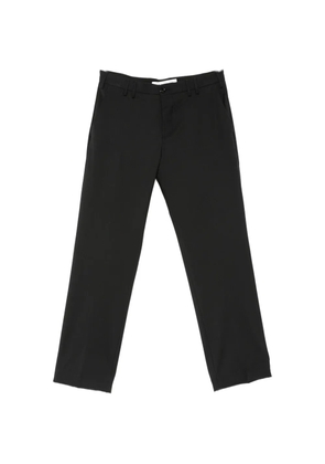 Les Hommes Urban belt-loops tailored trousers - Black