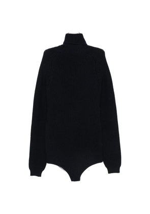 Nº21 ribbed-knit roll-neck bodysuit - Blue