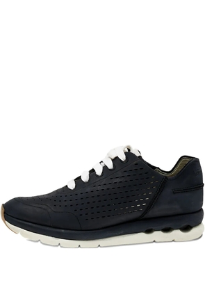 Ferragamo Pre-Owned perforated leather Sneakers - Black