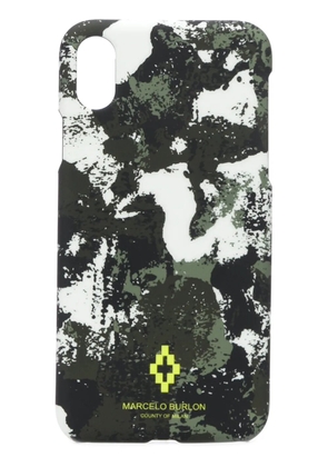 COUNTY OF MILAN Cross Camo iPhone XS case - Green