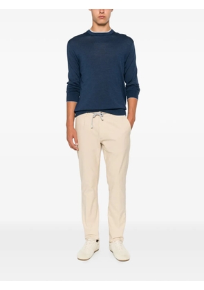 Eleventy contrast-trim sweater - Blue