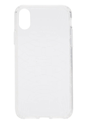 COUNTY OF MILAN Wireframe iPhone XS case - White