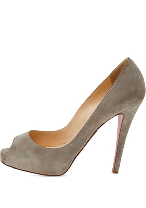 Christian Louboutin Pre-Owned 125mm Hyper Prive heeled pumps - Grey
