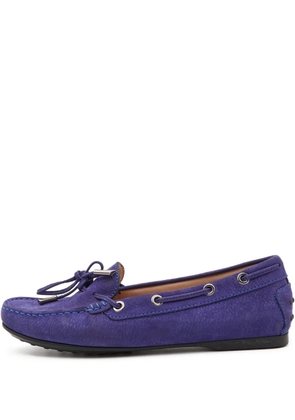 Tod's Vintage leather loafers - Purple