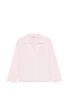 Stine Goya scalloped-edge long-sleeve blouse - Pink
