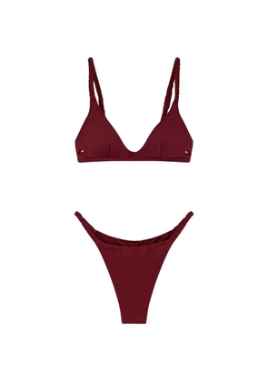 MC2 Saint Barth ruched-strap bikini - Red