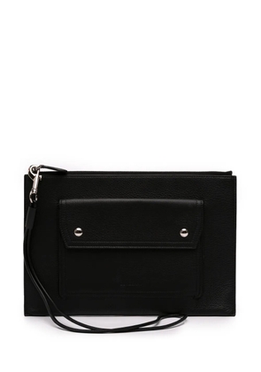 Burberry Pre-Owned 2018-2023 Leather Oscar Zip Pouch clutch bag - Black