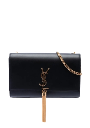 Saint Laurent Pre-Owned 2014 Medium Smooth Calfskin Classic Monogram Kate Tassel crossbody bag - Black
