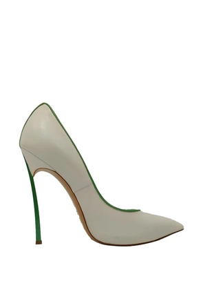 Casadei Vintage Blade piping pumps - Neutrals
