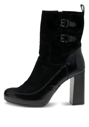 Tod's Vintage pre-owned 105mm buckle-embellished ankle boots - Black